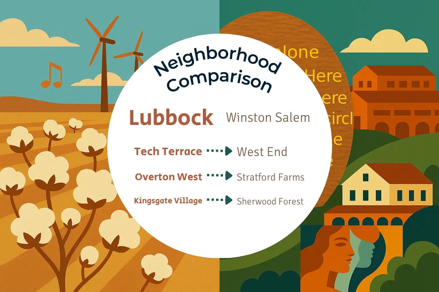 Lubbock vs Winston Salem Neighborhood Comparison