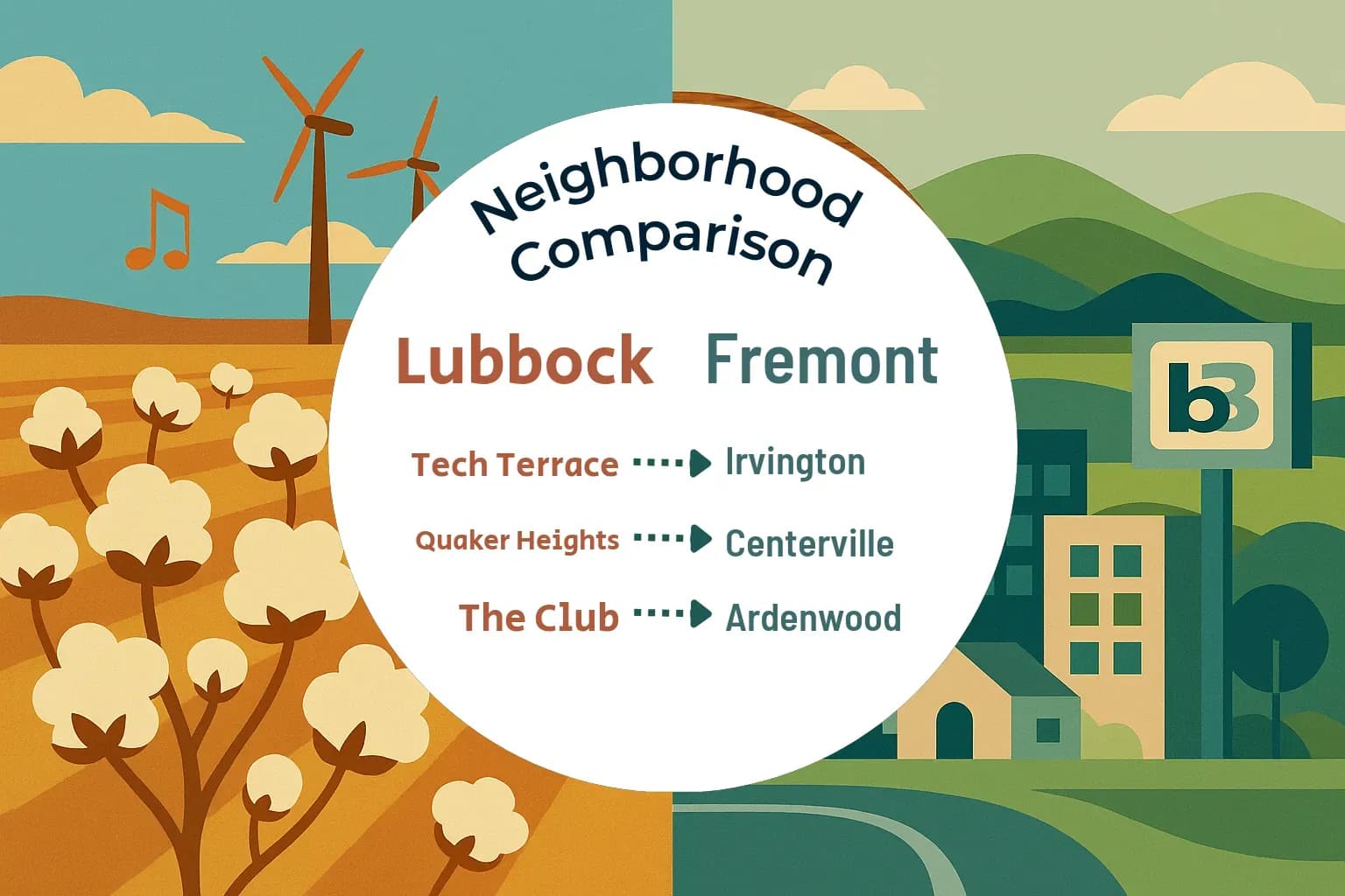 Lubbock vs Fremont Neighborhood Comparison