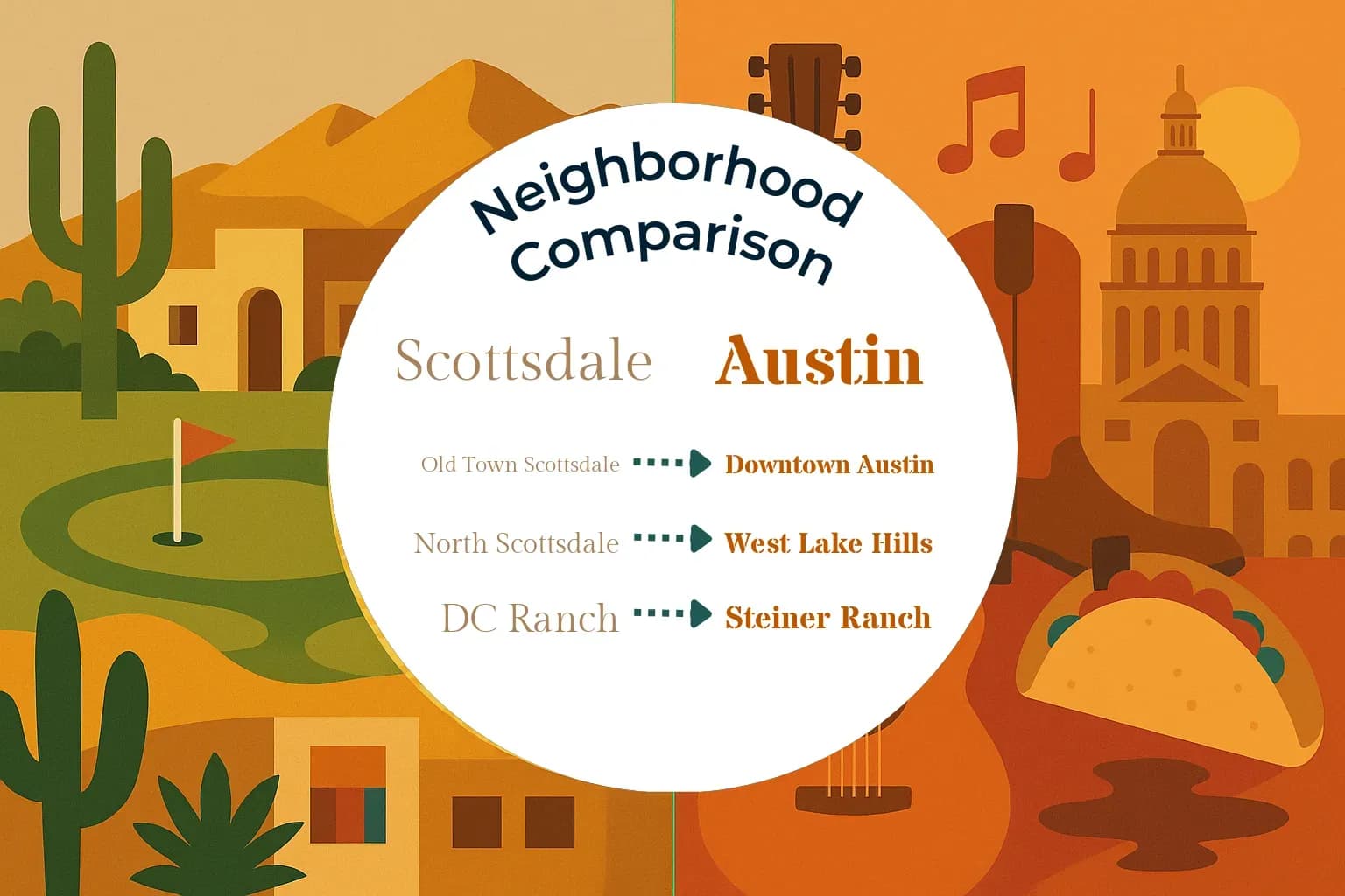 Scottsdale vs Austin Neighborhood Comparison
