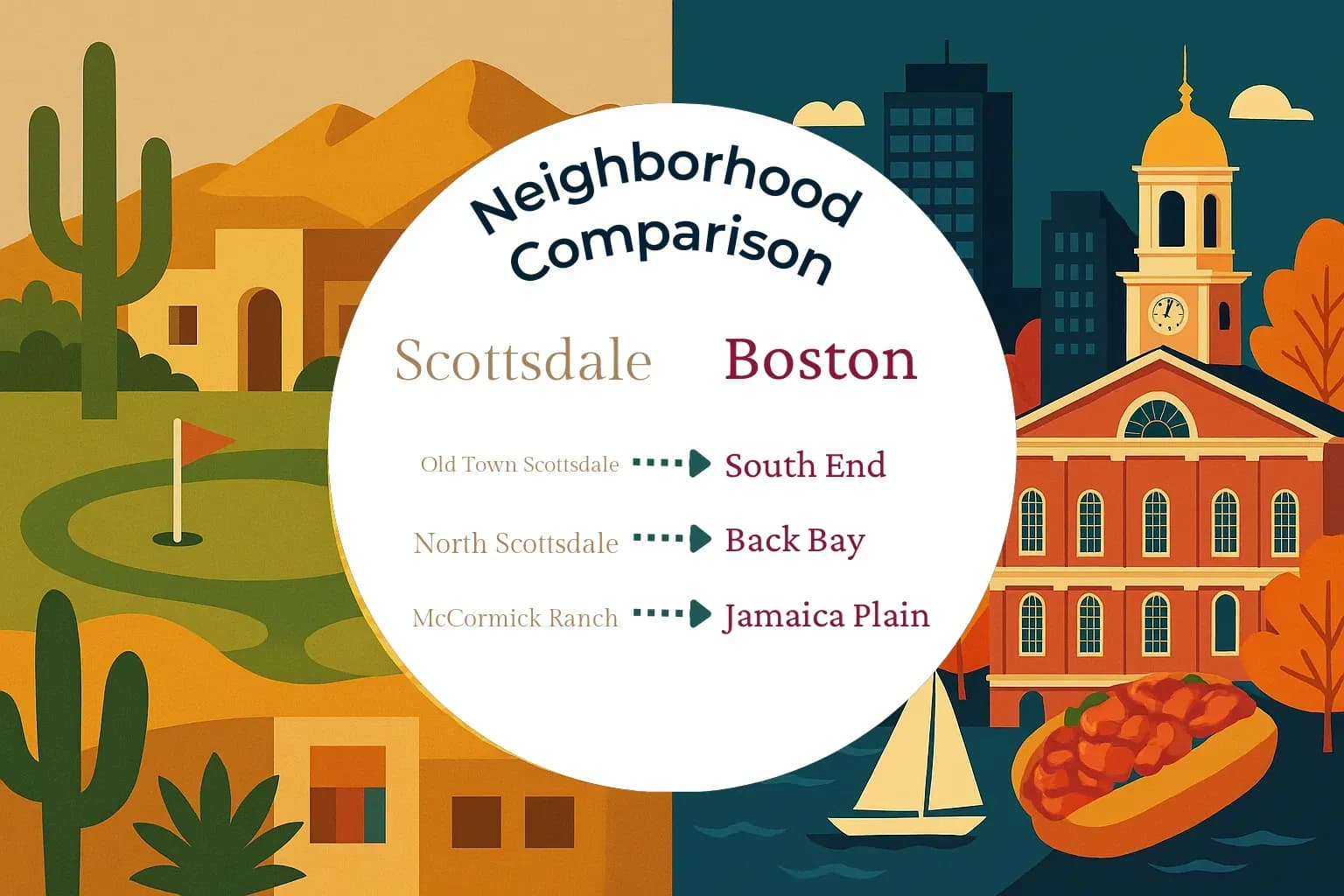 Scottsdale vs Boston Neighborhood Comparison