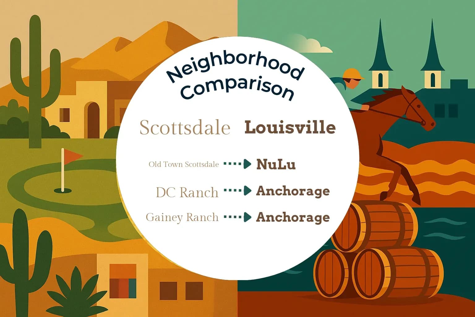Scottsdale vs Louisville Neighborhood Comparison