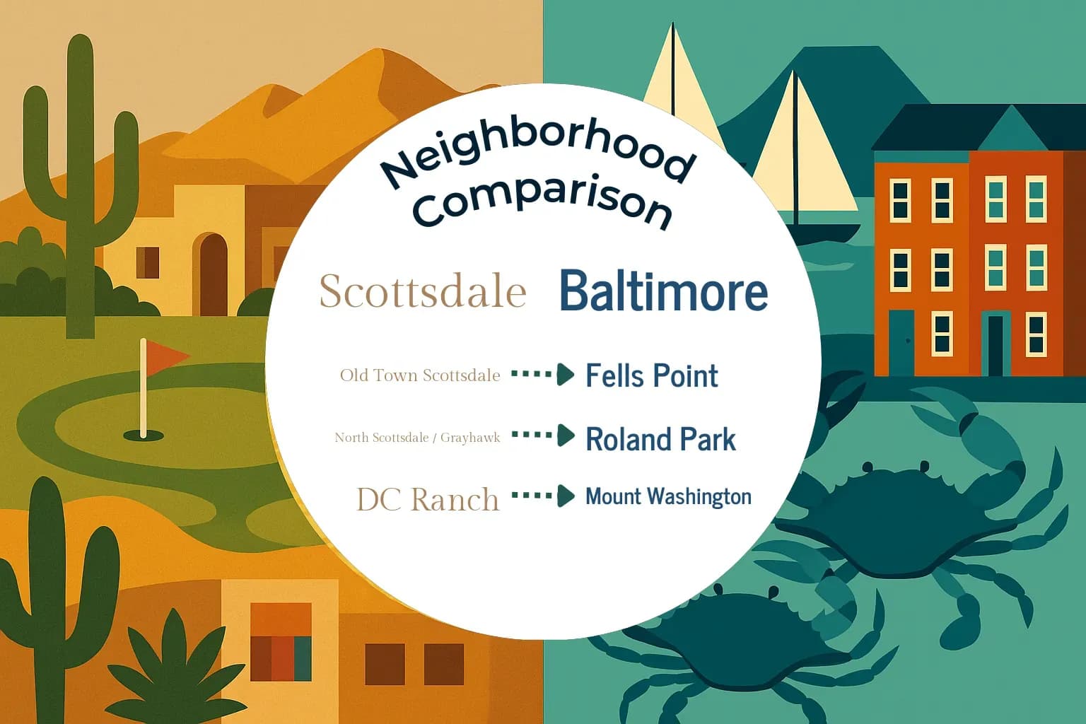 Scottsdale vs Baltimore Neighborhood Comparison