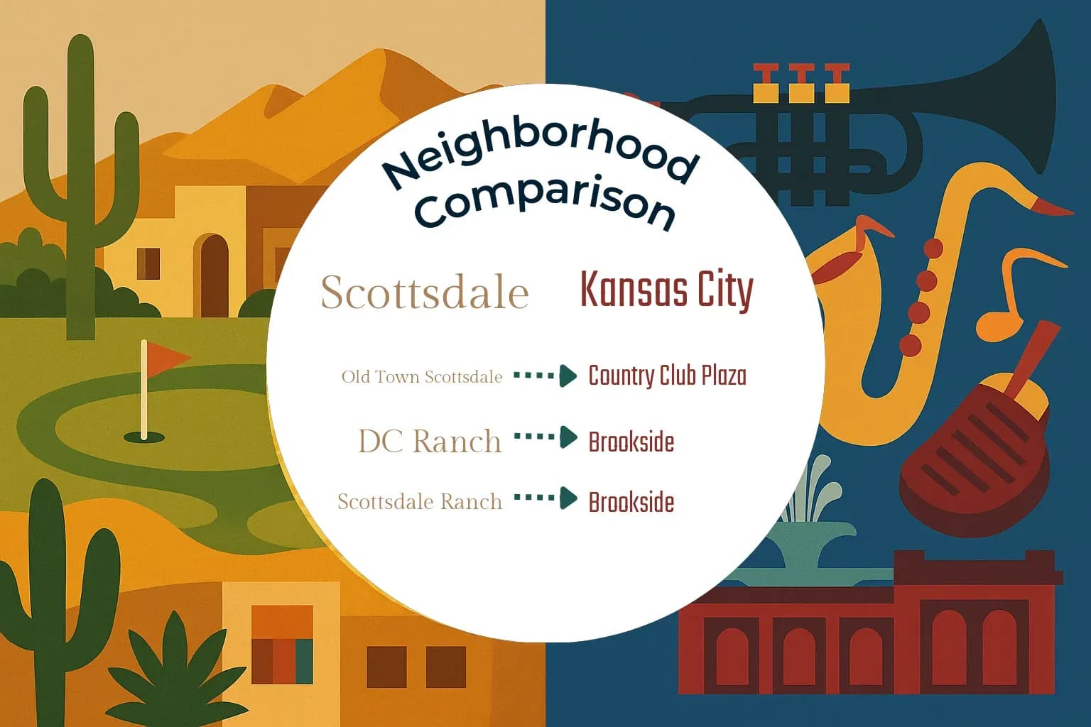Scottsdale vs Kansas City Neighborhood Comparison