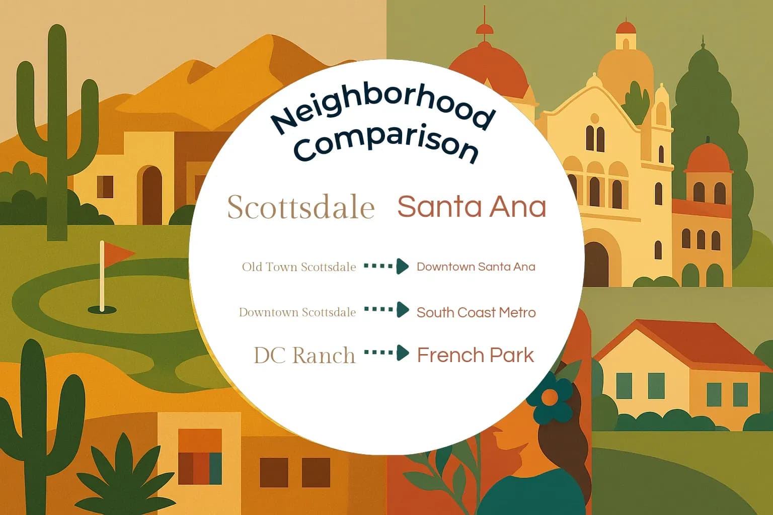 Scottsdale vs Santa Ana Neighborhood Comparison