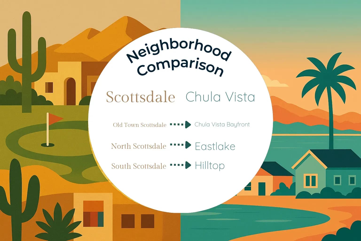 Scottsdale vs Chula Vista Neighborhood Comparison