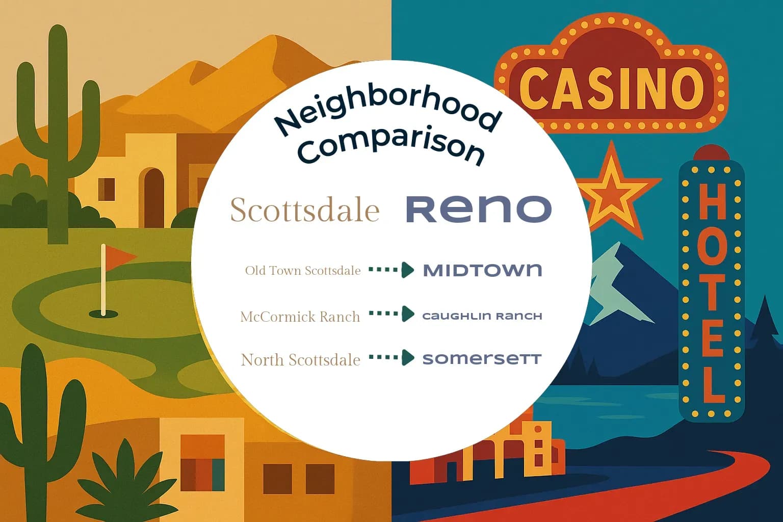 Scottsdale vs Reno Neighborhood Comparison