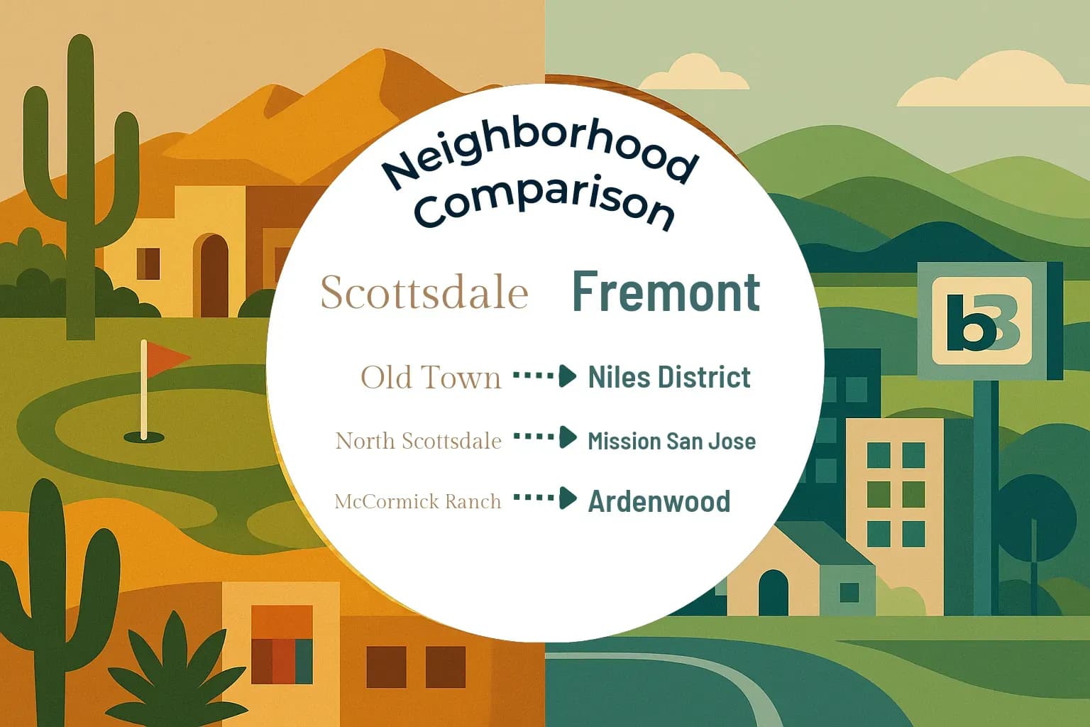 Scottsdale vs Fremont Neighborhood Comparison