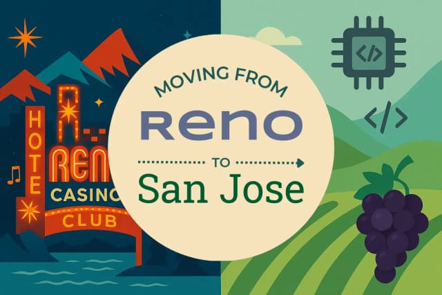 Moving from Reno to San Jose