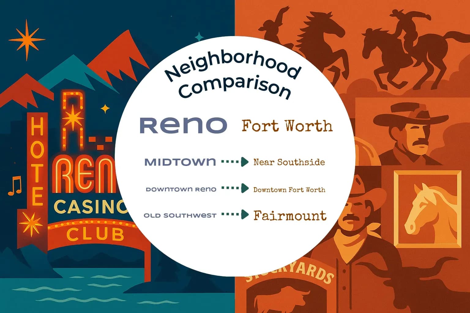 Reno vs Fort Worth Neighborhood Comparison