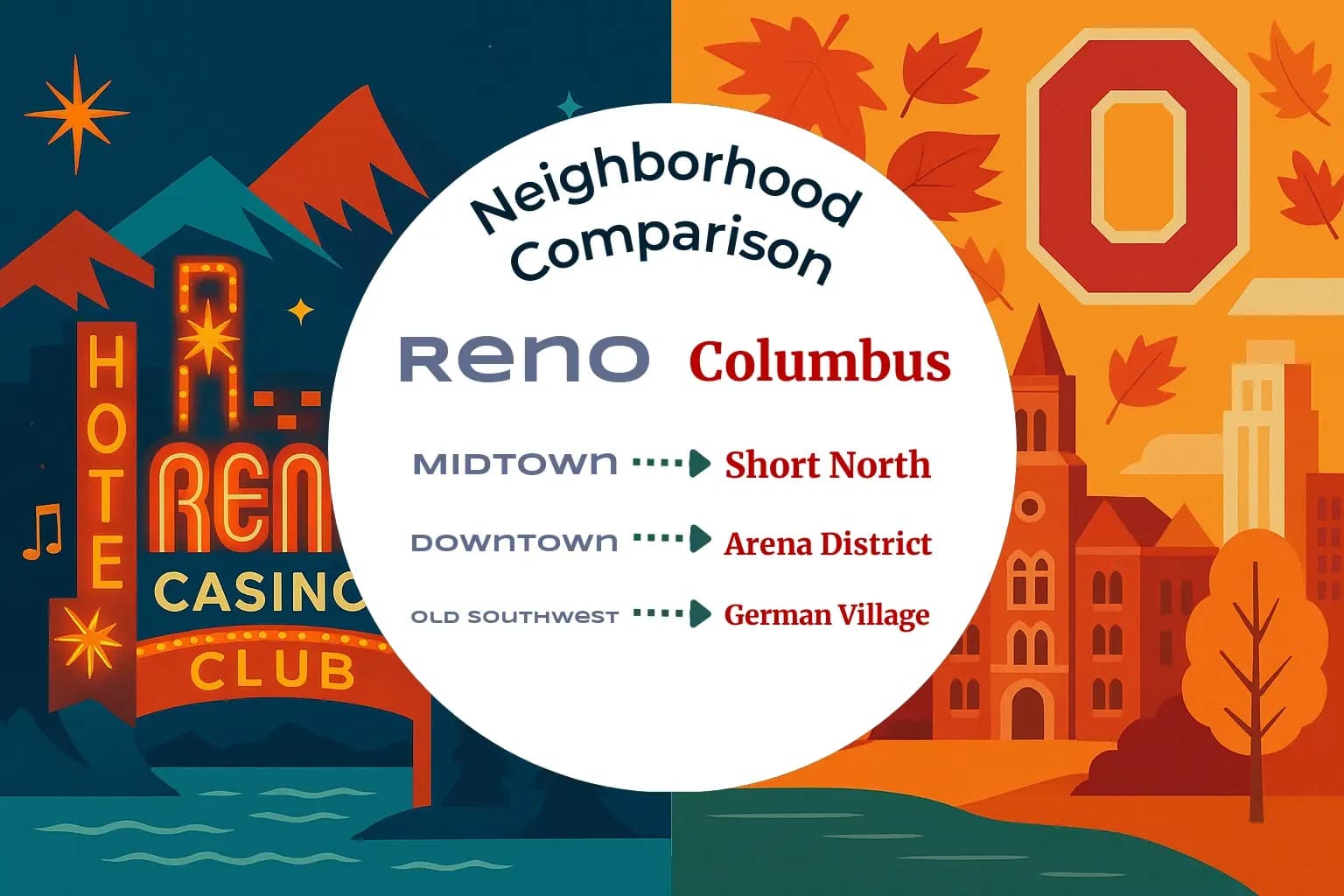 Reno vs Columbus Neighborhood Comparison