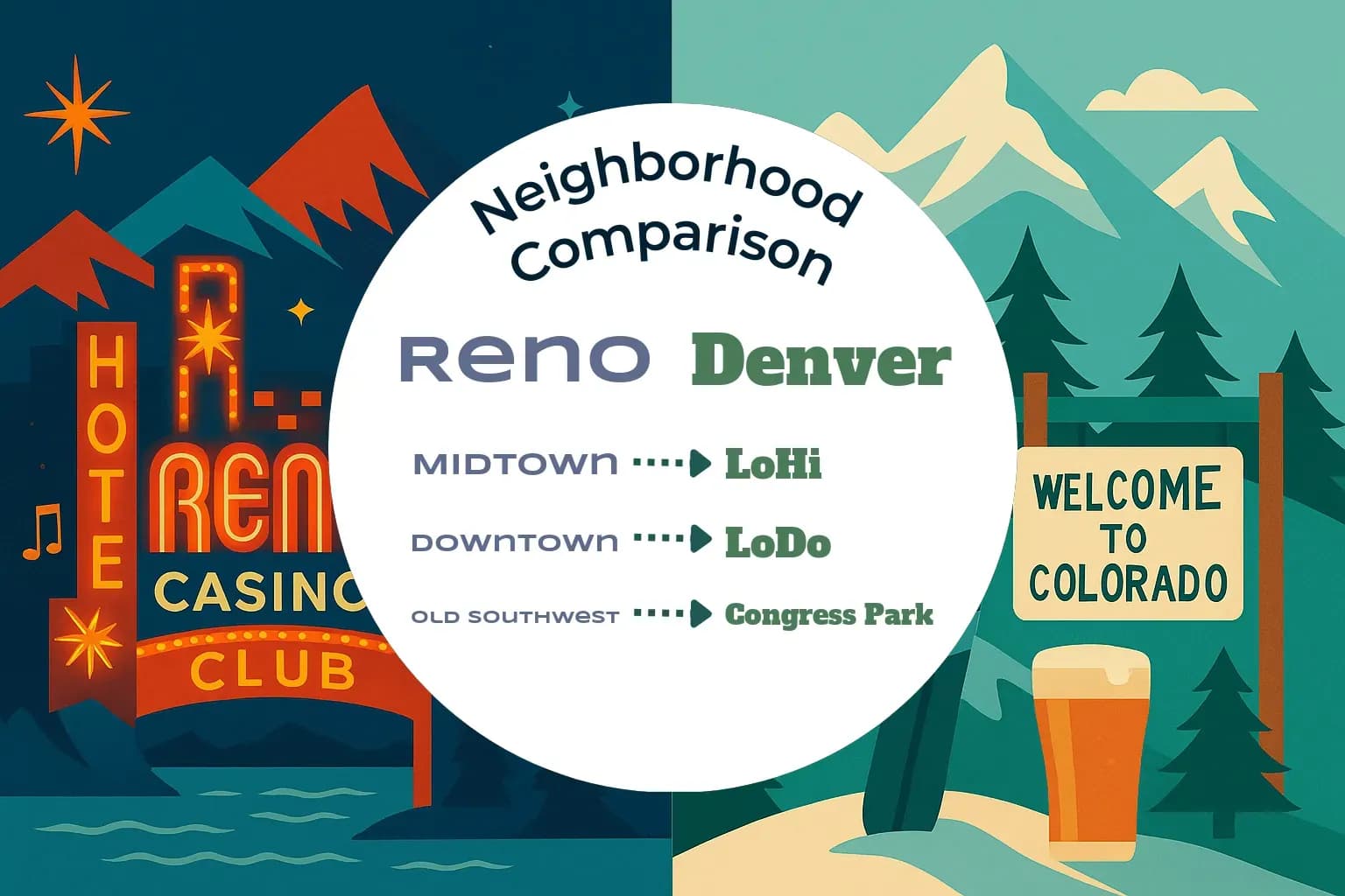 Reno vs Denver Neighborhood Comparison