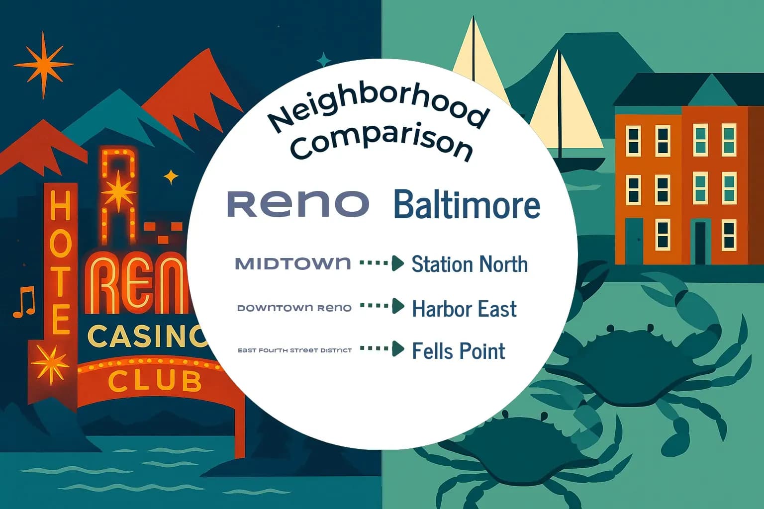Reno vs Baltimore Neighborhood Comparison