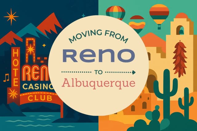 Moving from Reno to Albuquerque