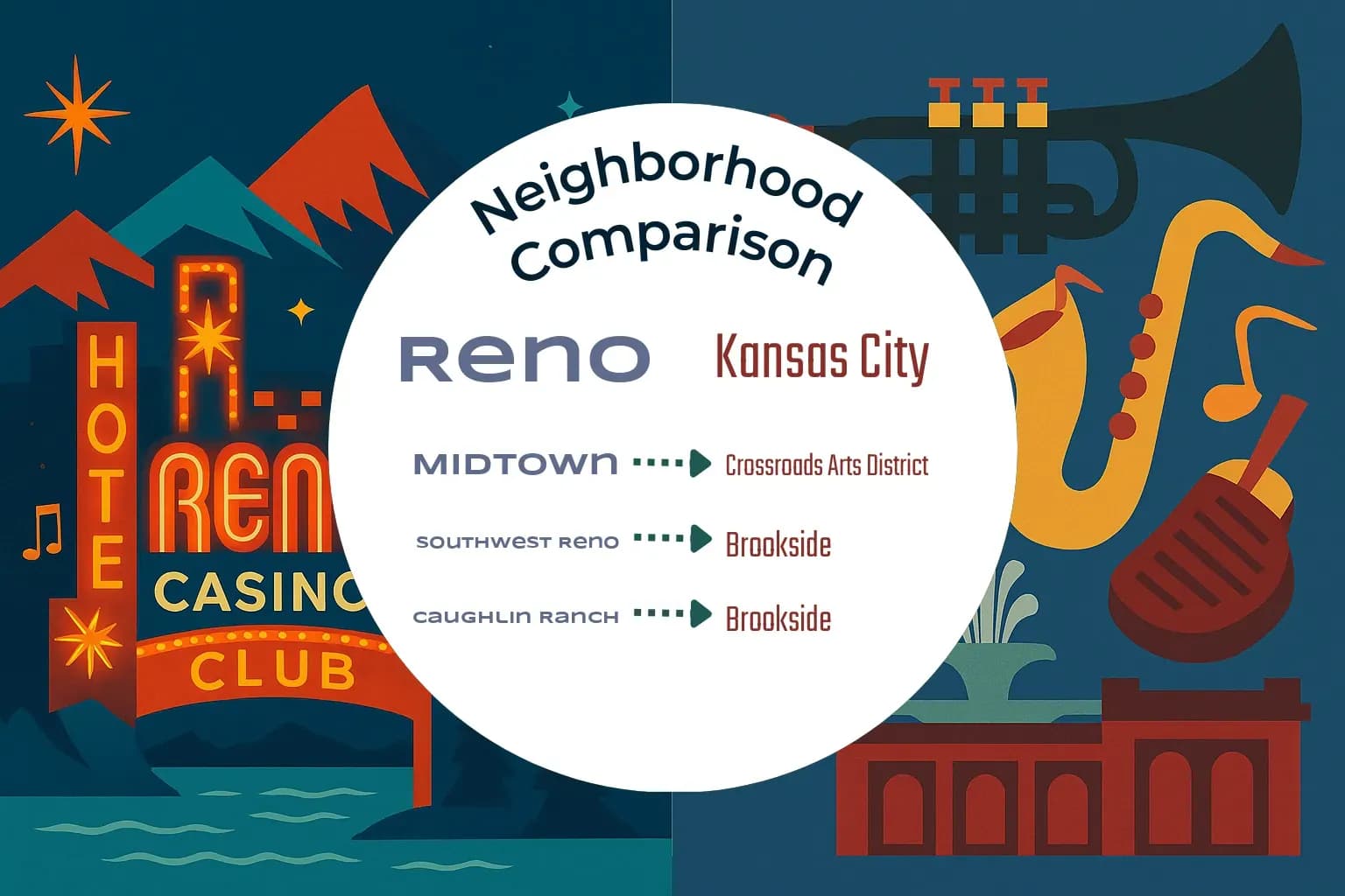 Reno vs Kansas City Neighborhood Comparison