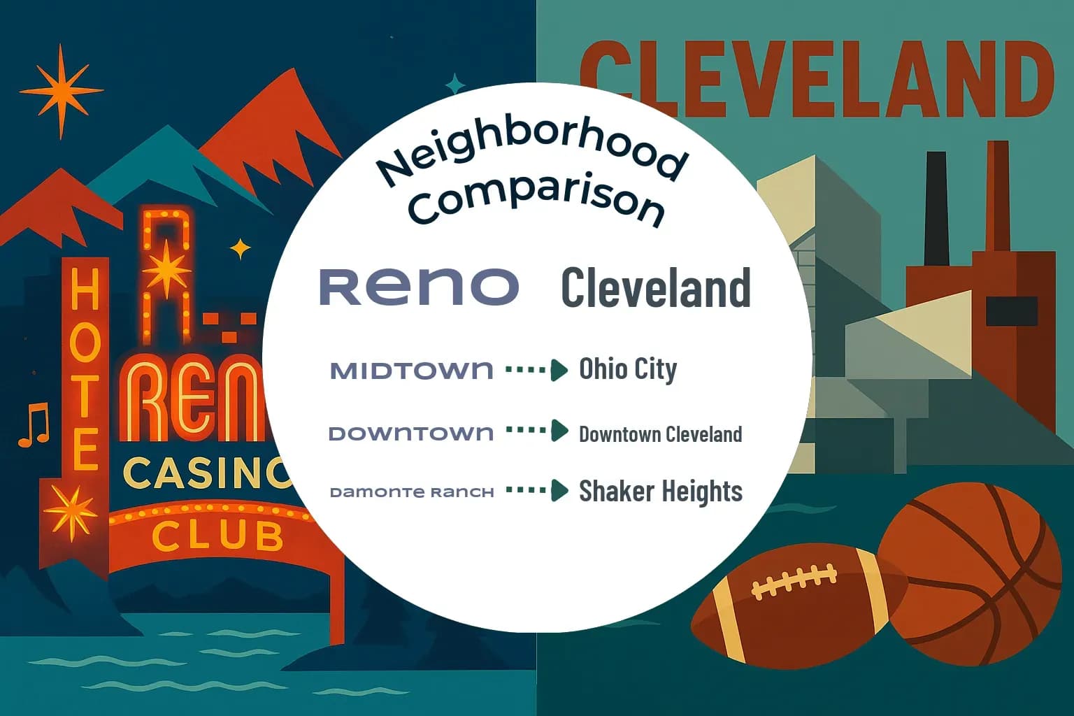 Reno vs Cleveland Neighborhood Comparison