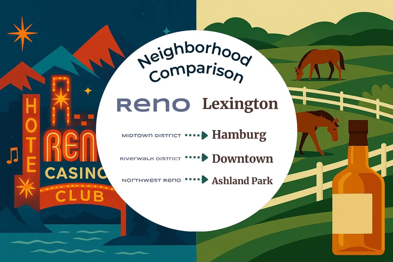 Reno vs Lexington Neighborhood Comparison