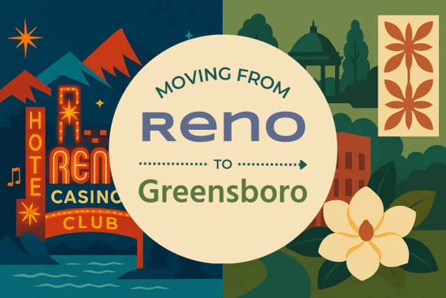 Moving from Reno to Greensboro
