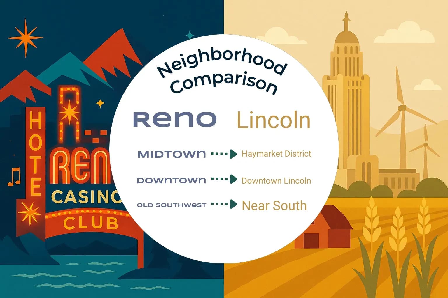Reno vs Lincoln Neighborhood Comparison