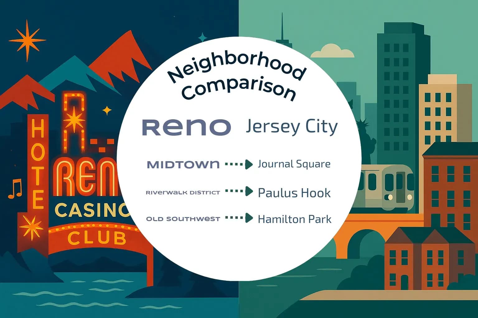 Reno vs Jersey City Neighborhood Comparison