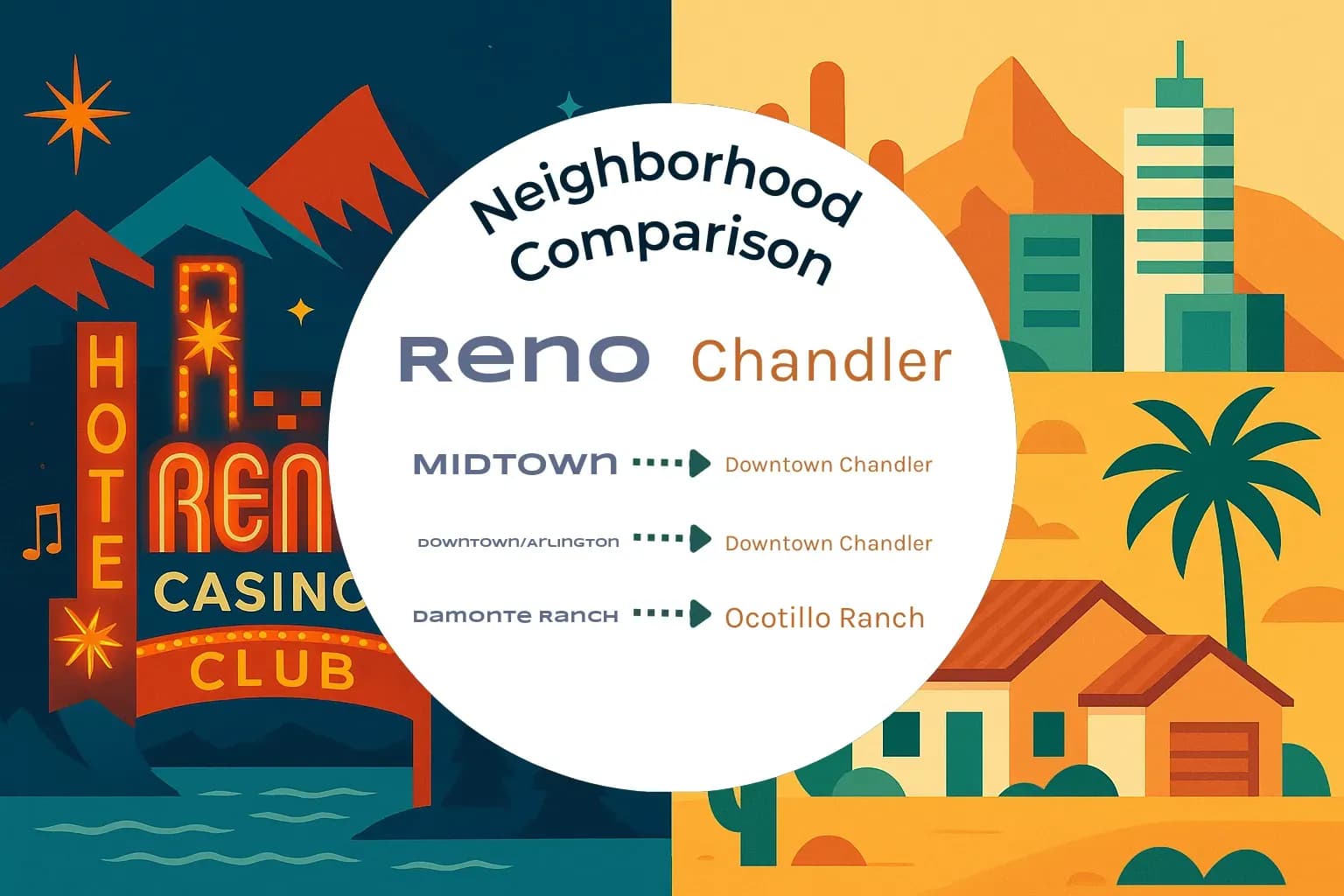 Reno vs Chandler Neighborhood Comparison