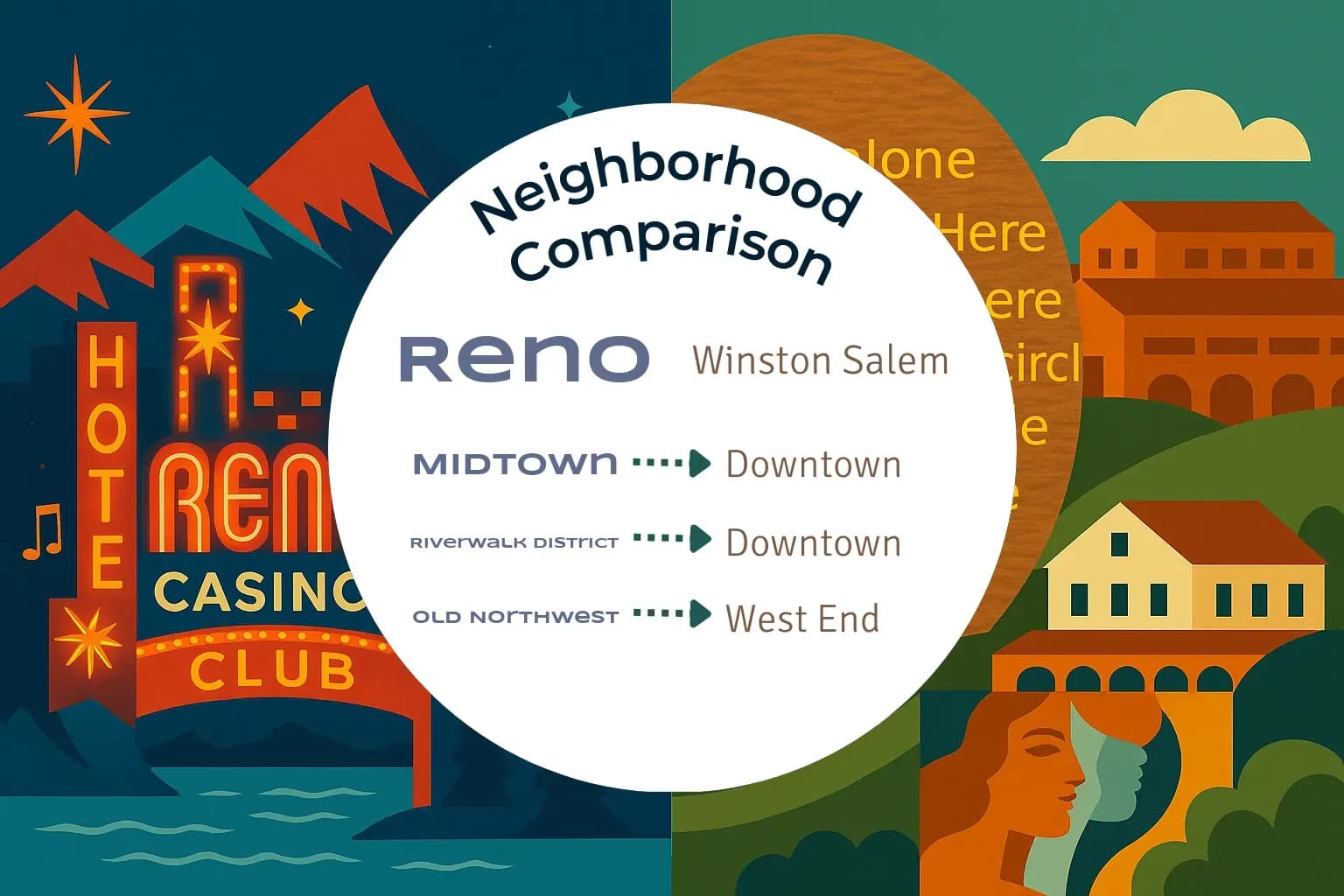 Reno vs Winston Salem Neighborhood Comparison