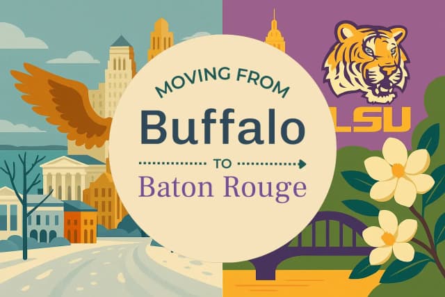 Moving from Buffalo to Baton Rouge