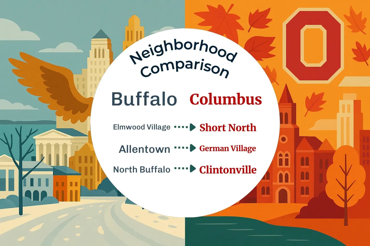 Buffalo vs Columbus Neighborhood Comparison
