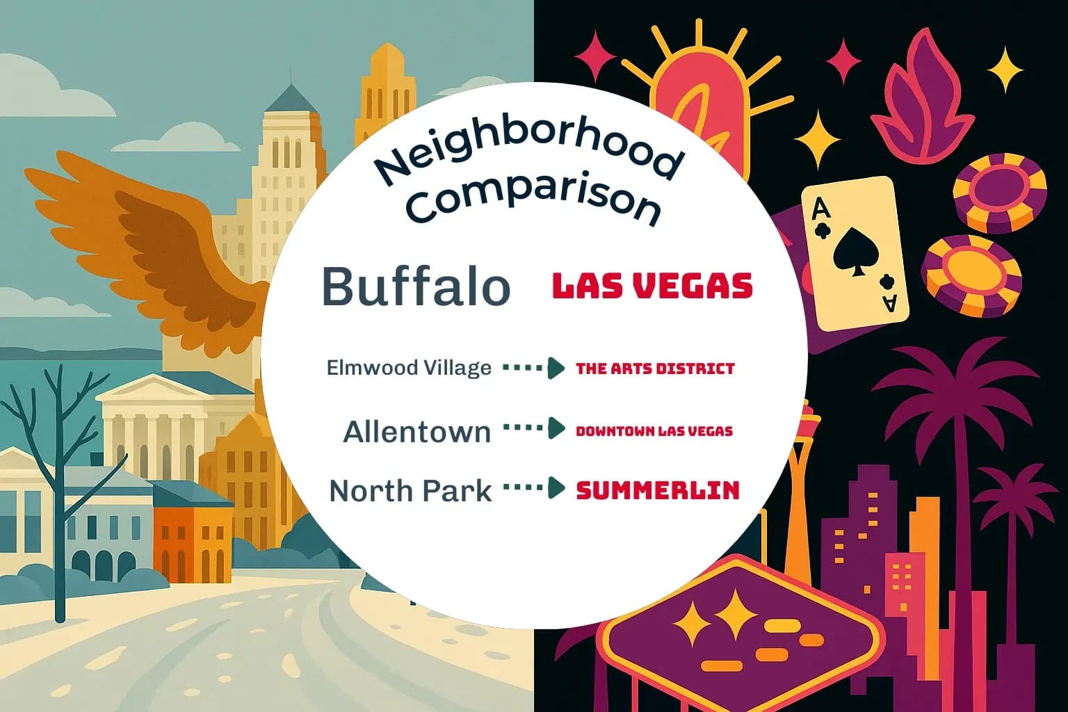 Buffalo vs Las Vegas Neighborhood Comparison