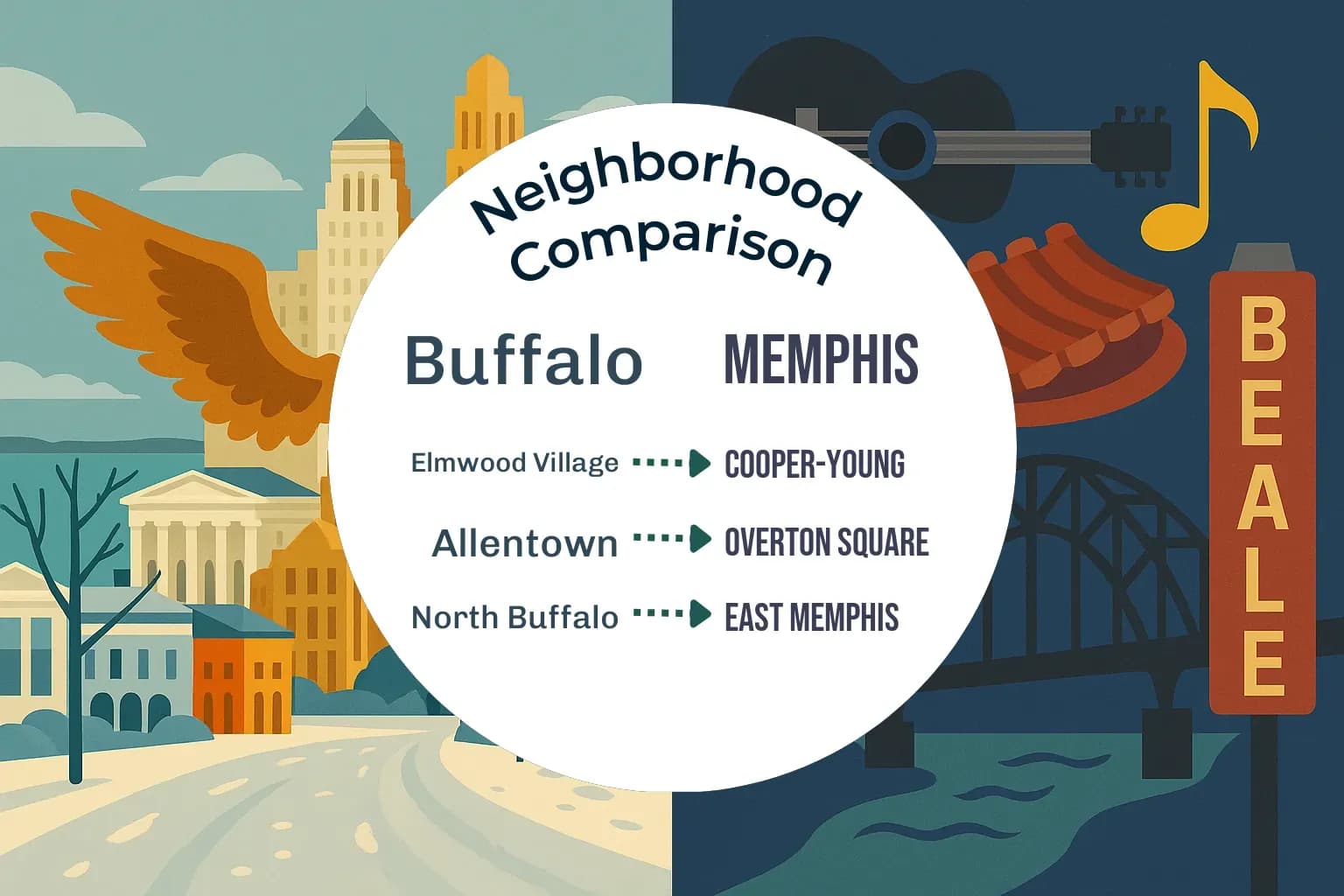 Buffalo vs Memphis Neighborhood Comparison