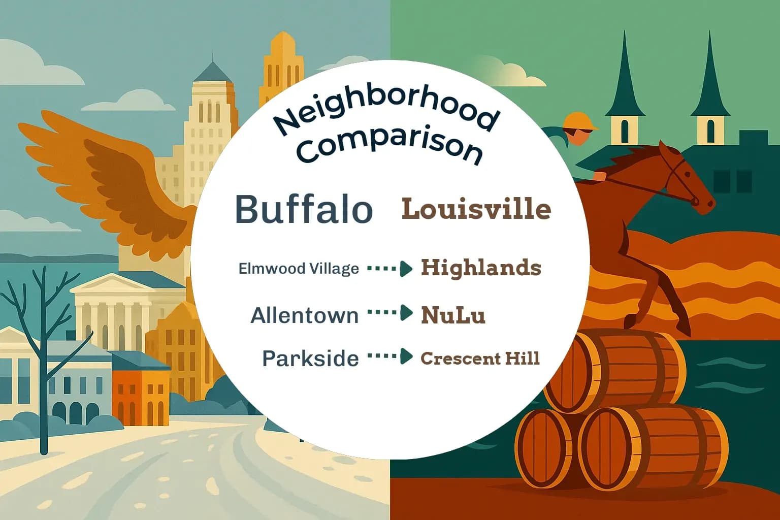 Buffalo vs Louisville Neighborhood Comparison