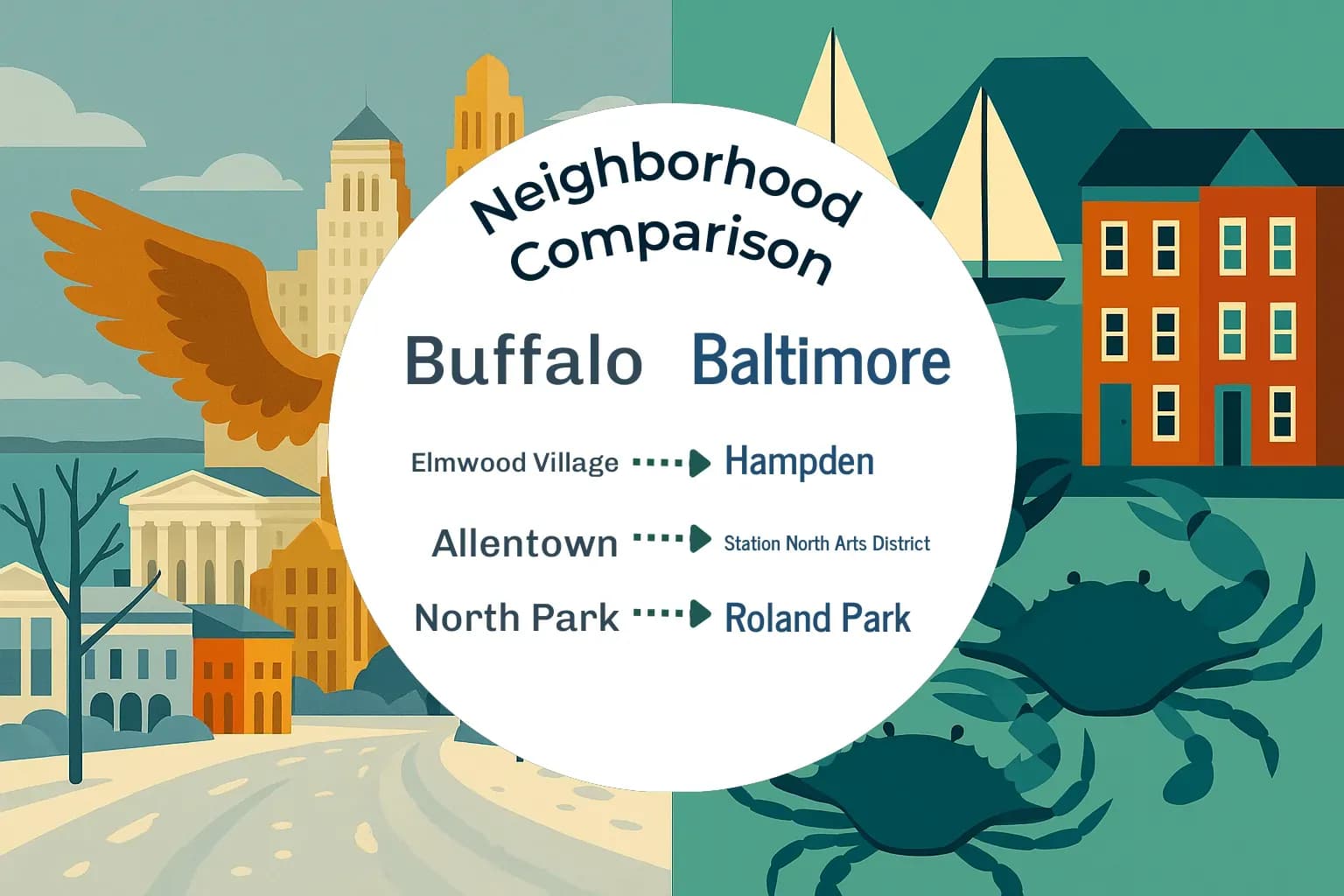 Buffalo vs Baltimore Neighborhood Comparison