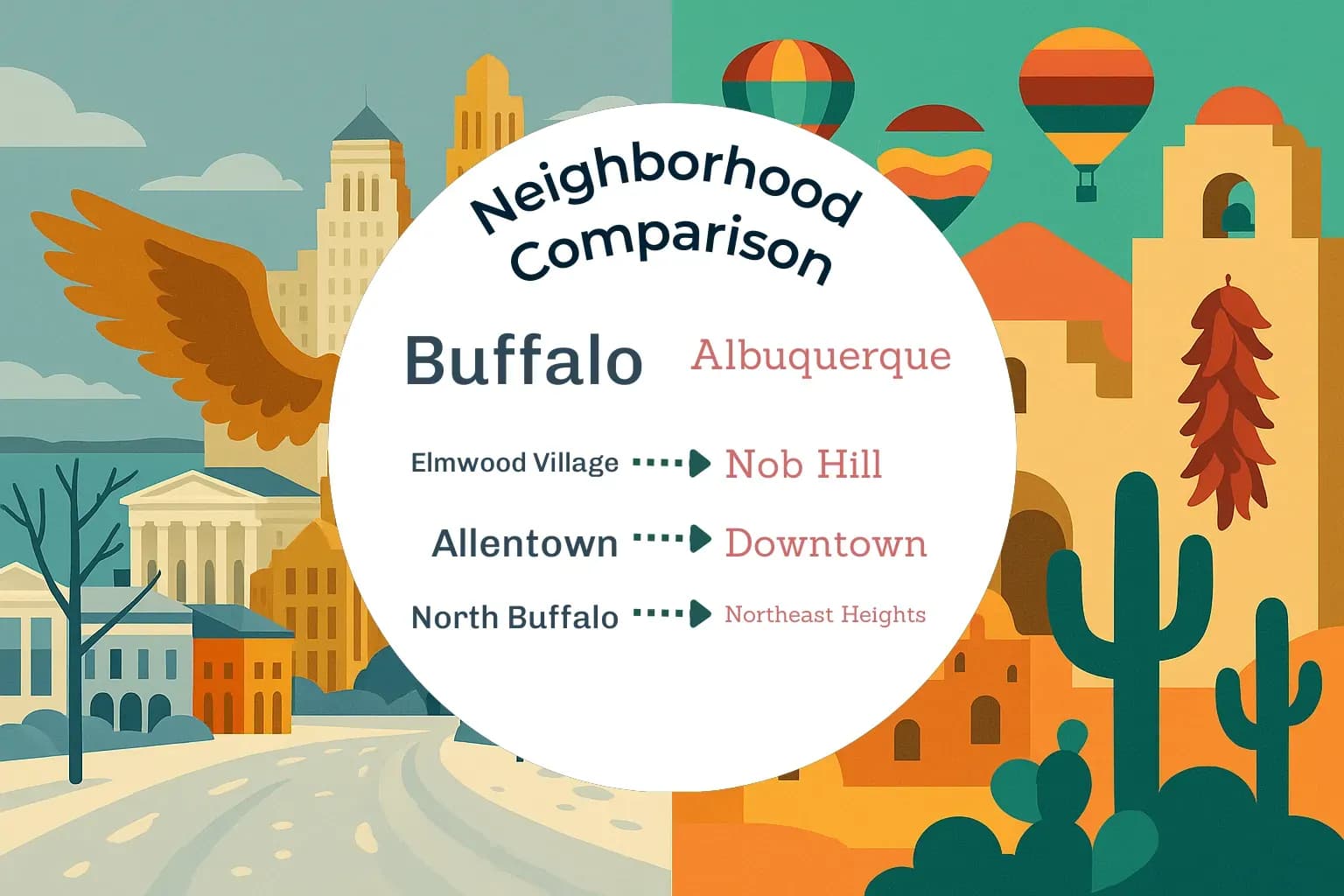 Buffalo vs Albuquerque Neighborhood Comparison