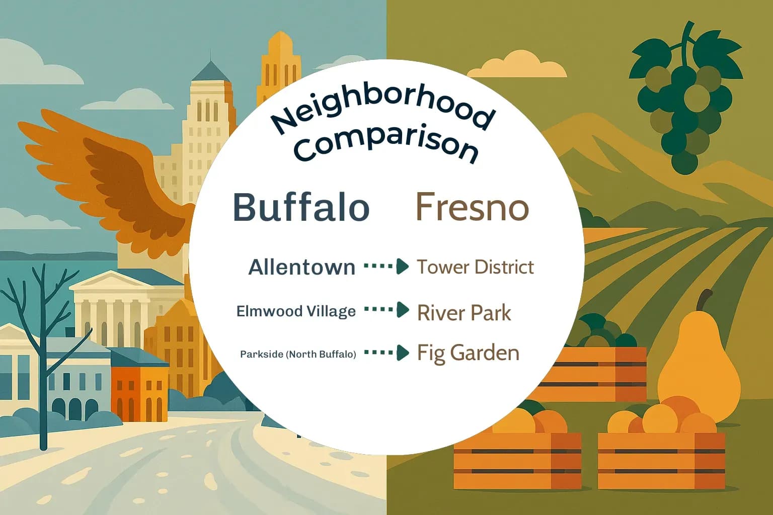 Buffalo vs Fresno Neighborhood Comparison