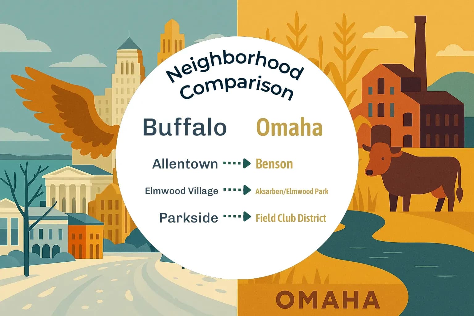 Buffalo vs Omaha Neighborhood Comparison