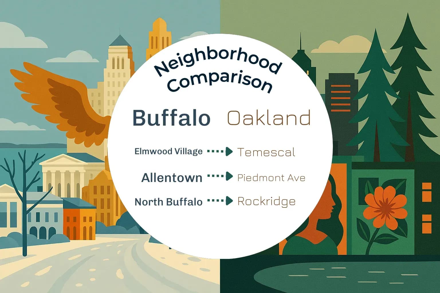 Buffalo vs Oakland Neighborhood Comparison