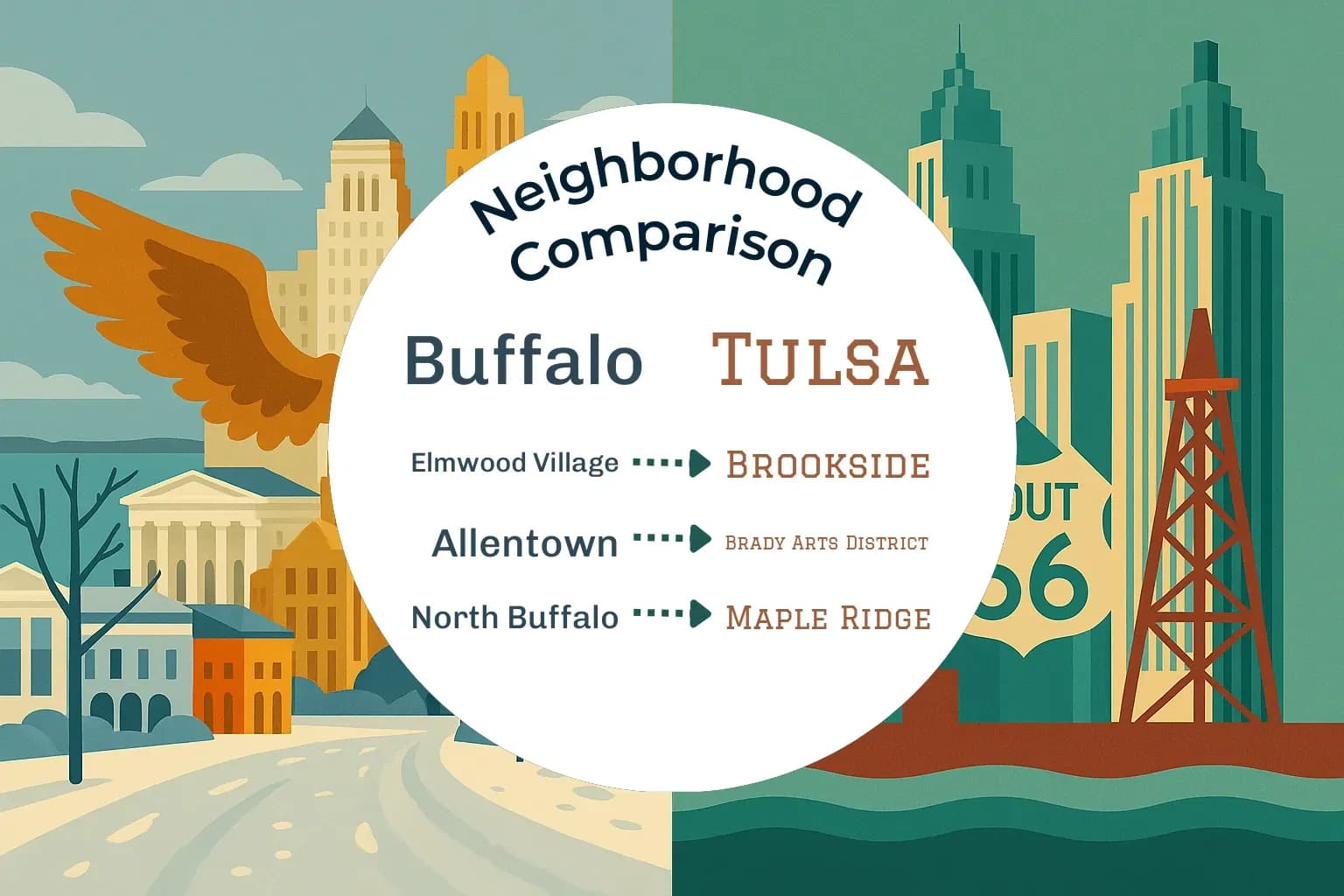 Buffalo vs Tulsa Neighborhood Comparison