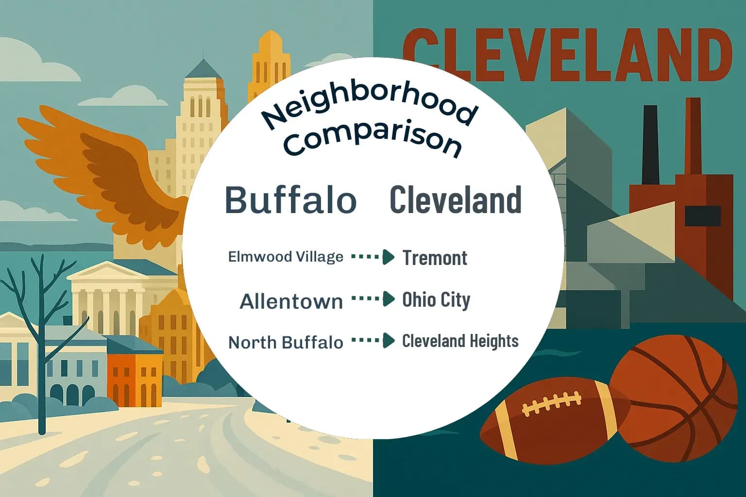 Buffalo vs Cleveland Neighborhood Comparison
