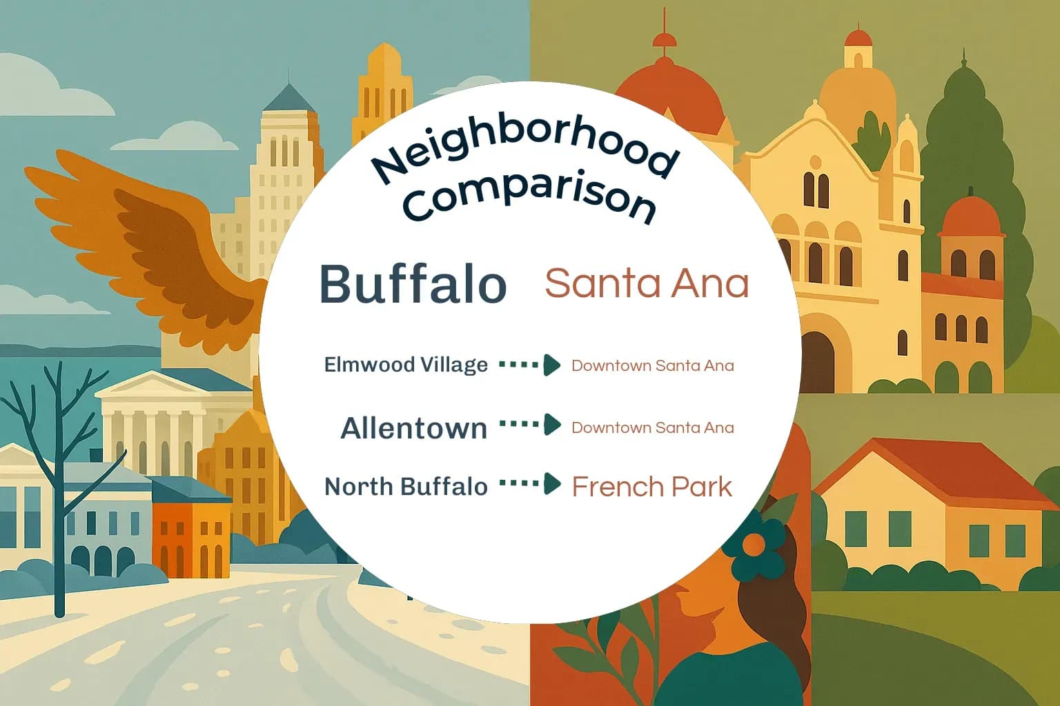 Buffalo vs Santa Ana Neighborhood Comparison