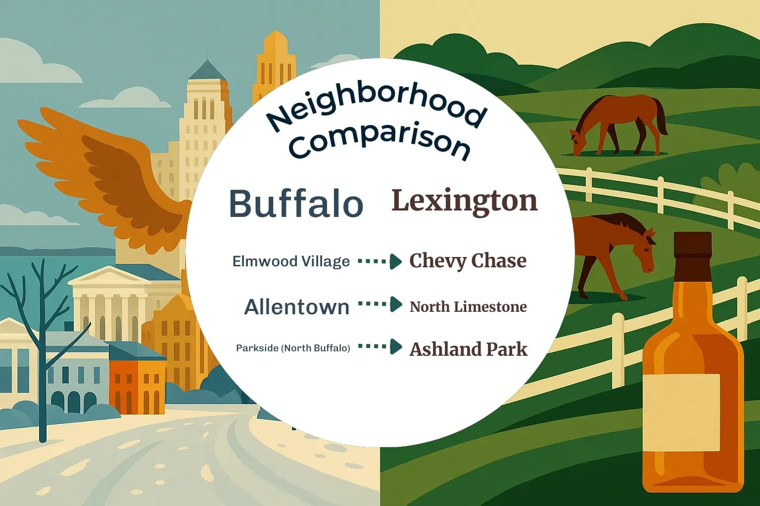 Buffalo vs Lexington Neighborhood Comparison