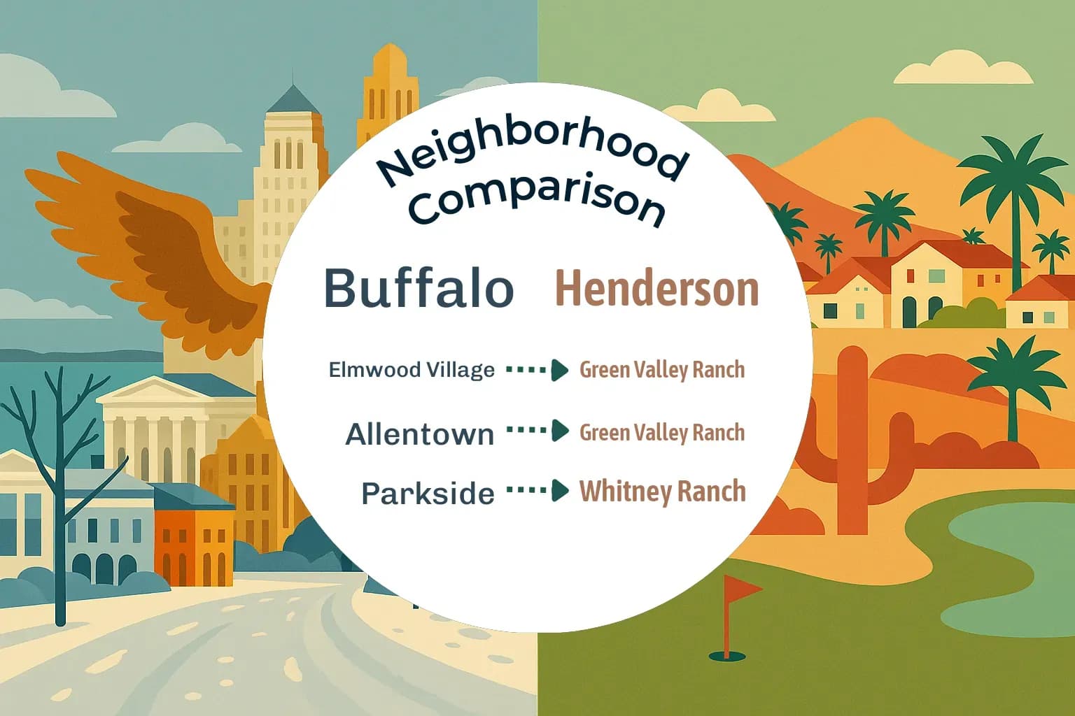 Buffalo vs Henderson Neighborhood Comparison