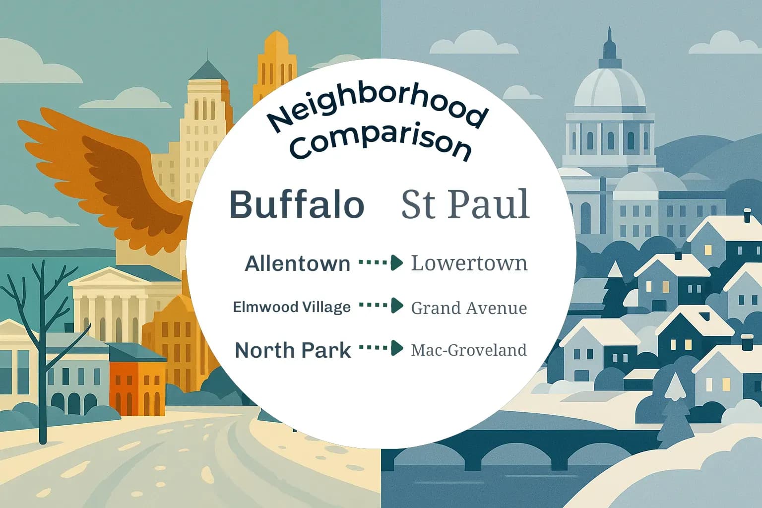 Buffalo vs St. Paul Neighborhood Comparison