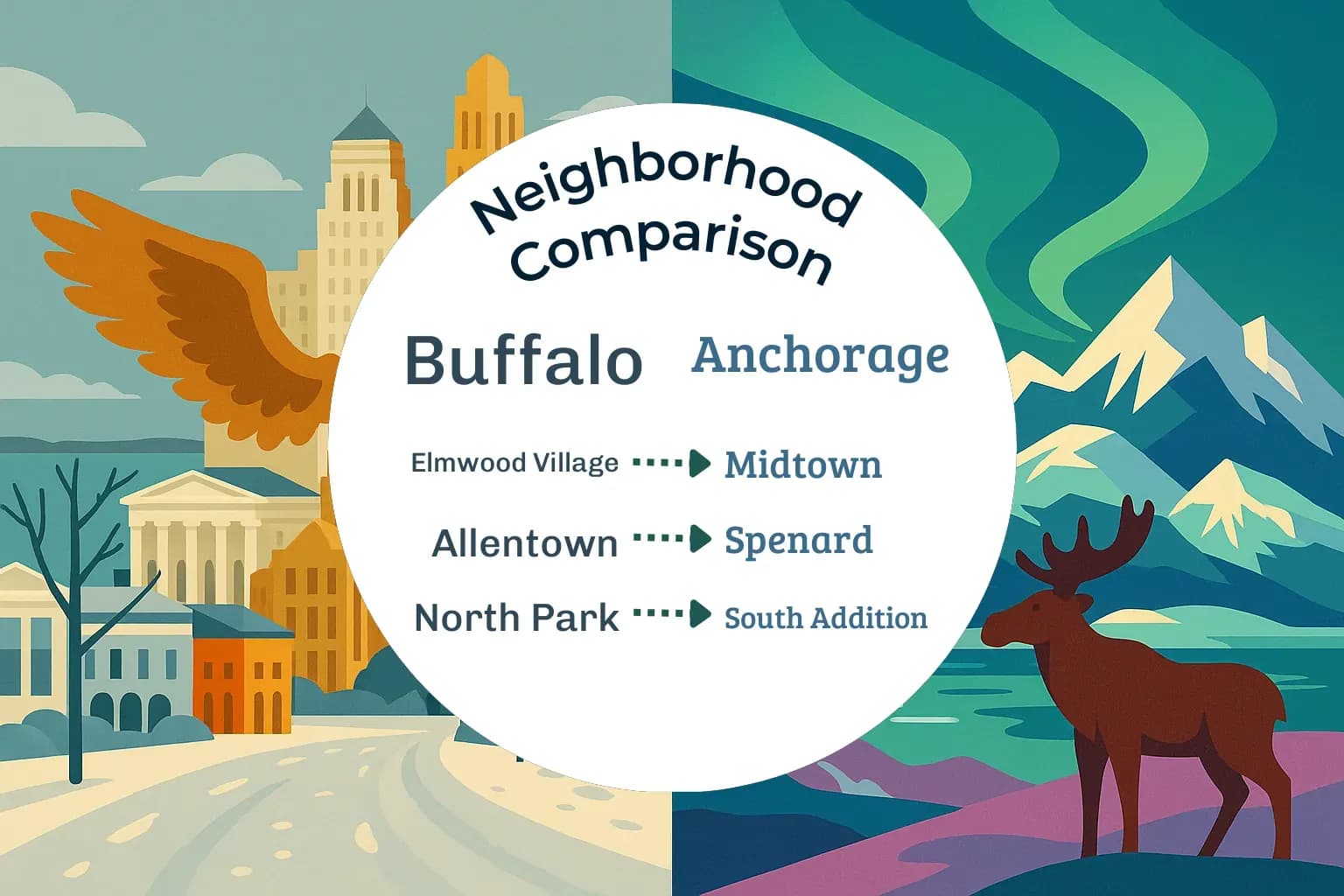 Buffalo vs Anchorage Neighborhood Comparison