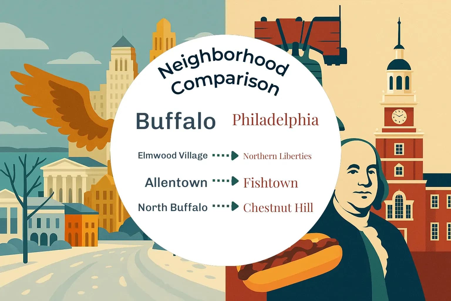 Buffalo vs Philadelphia Neighborhood Comparison