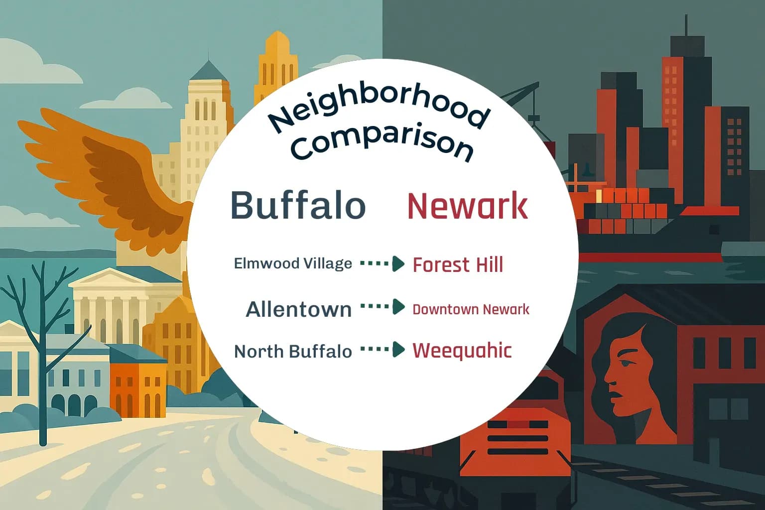 Buffalo vs Newark Neighborhood Comparison