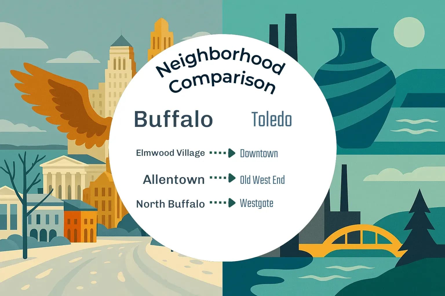 Buffalo vs Toledo Neighborhood Comparison