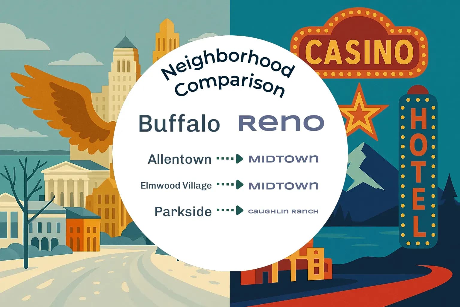 Buffalo vs Reno Neighborhood Comparison
