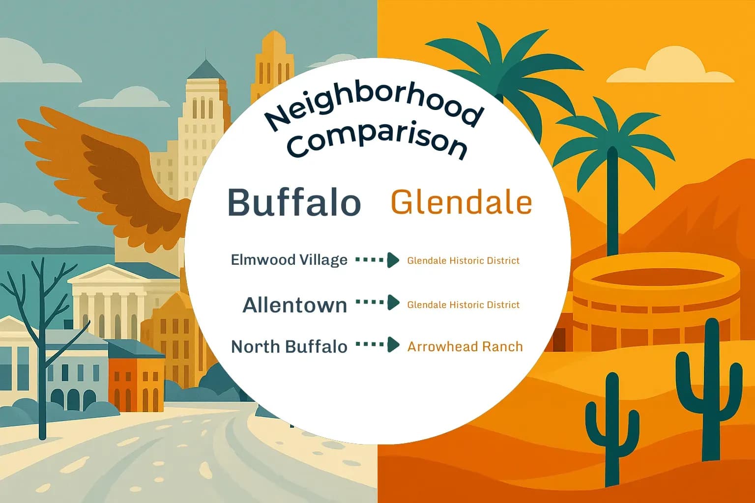 Buffalo vs Glendale Neighborhood Comparison