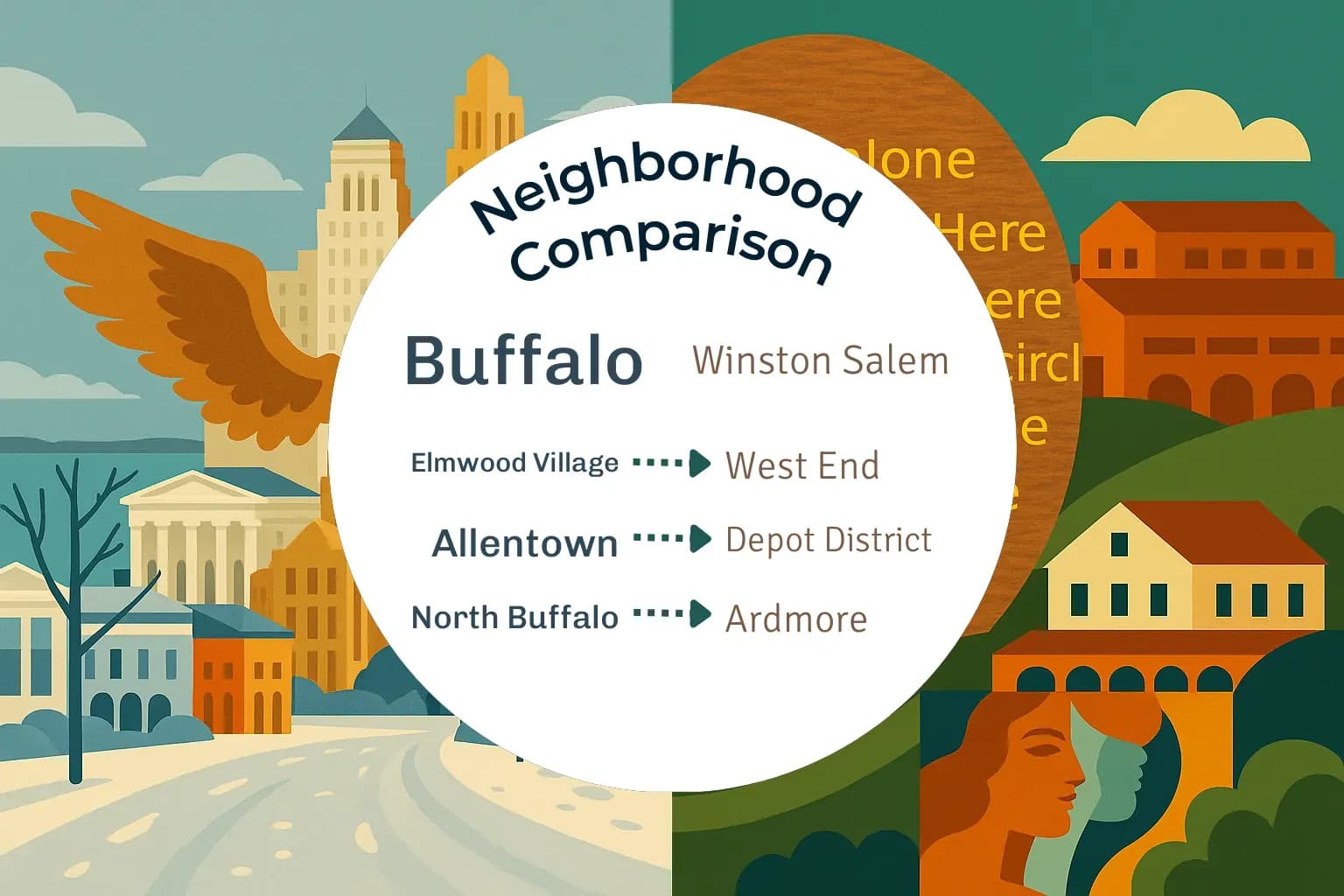 Buffalo vs Winston Salem Neighborhood Comparison