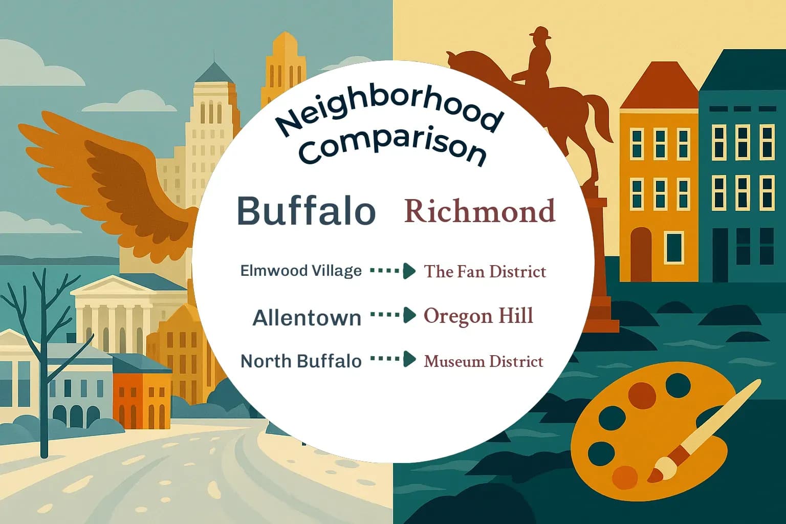 Buffalo vs Richmond Neighborhood Comparison