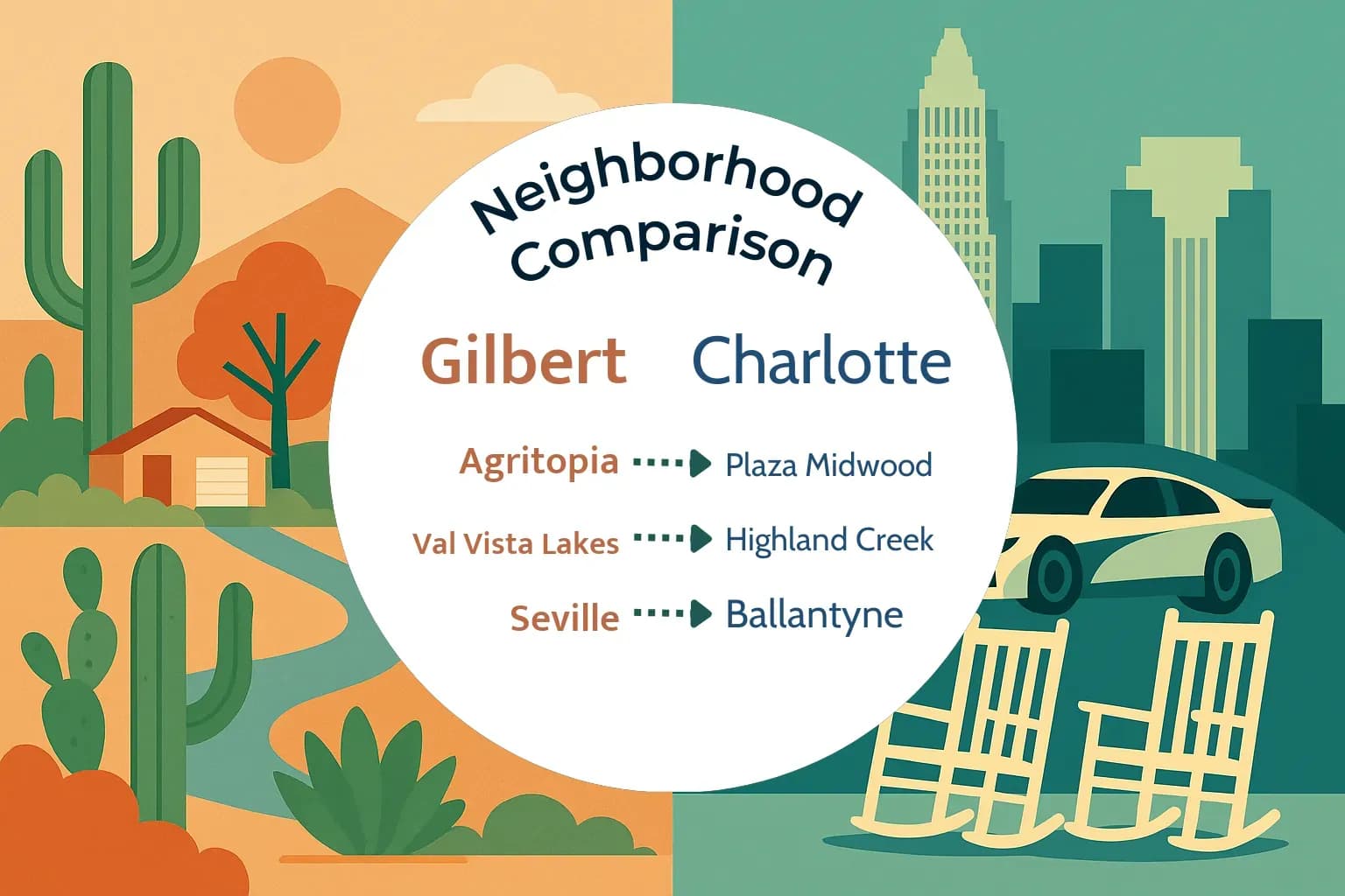 Gilbert vs Charlotte Neighborhood Comparison